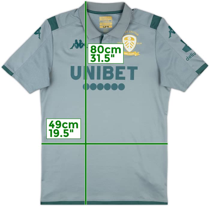 2019-20 Leeds United Kappa Polo Shirt - 10/10 - (L)
