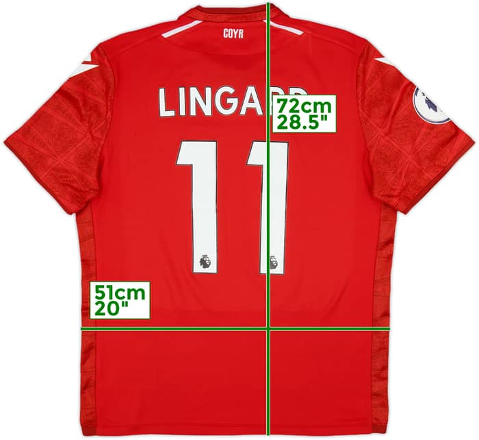 2022-23 Nottingham Forest Home Shirt Lingard #11 - 9/10 - (L)