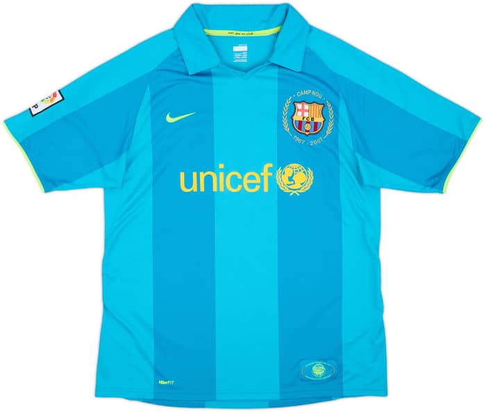 2007-09 Barcelona Away Shirt Henry #14 - 7/10 - (L)