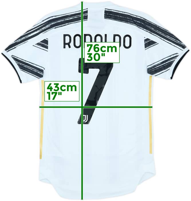 2020-21 Juventus Authentic Home Shirt Ronaldo #7 - 10/10 - (XS)