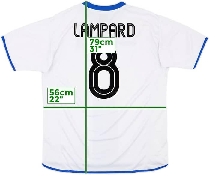 2003-05 Chelsea Away Shirt Lampard #8 - 7/10 - (L)