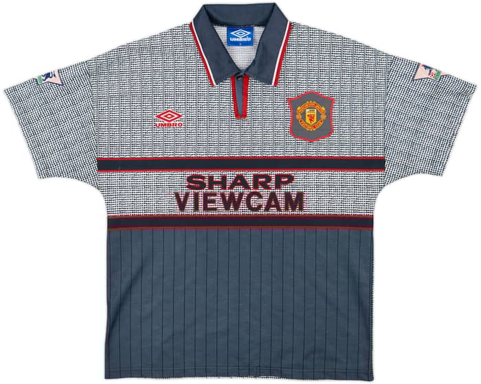 1995-96 Manchester United Away Shirt Cole #17 - 9/10 - (M)