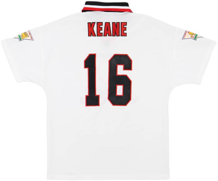 1996-97 Manchester United Away Shirt Keane #16 - 8/10 - (M)