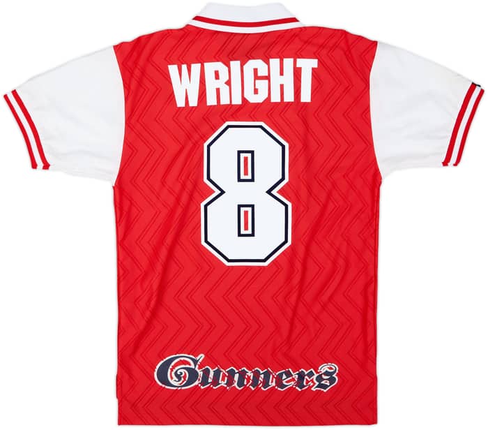 1996-98 Arsenal Home Shirt Wright #8 - 8/10 - (S)