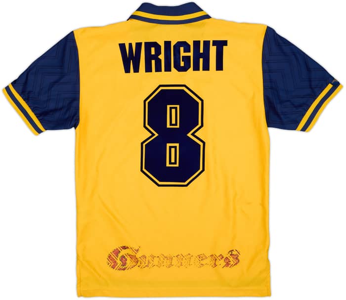 1996-97 Arsenal Away Shirt Wright #8 - 7/10 - (S)