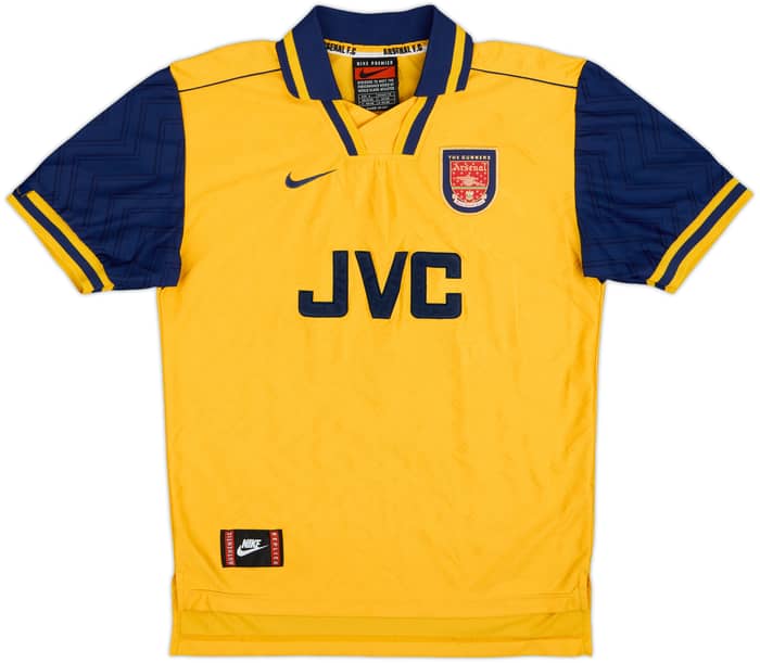 1996-97 Arsenal Away Shirt Wright #8 - 7/10 - (S)