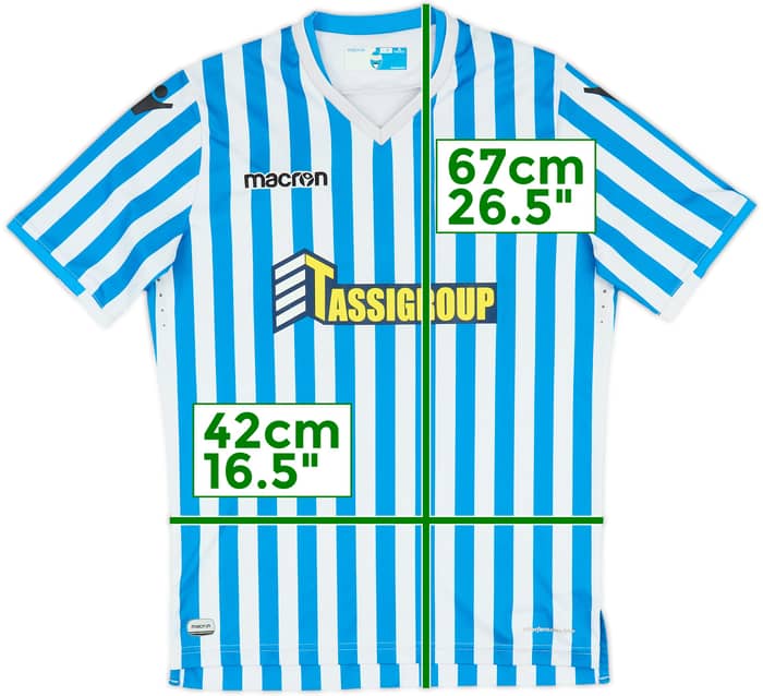 2018-19 SPAL Home Shirt - 8/10 - (L.Boys)