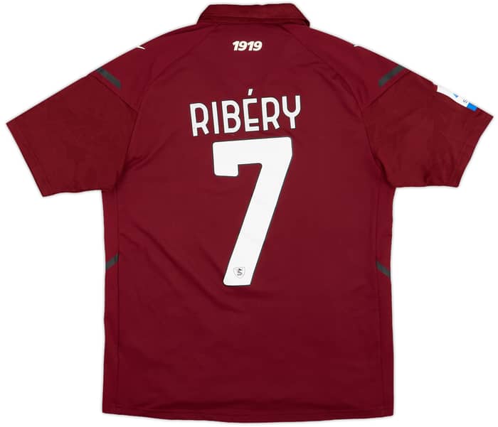 2021-22 Salernitana Player Issue Home Shirt Ribery #7 - 9/10 - (M)