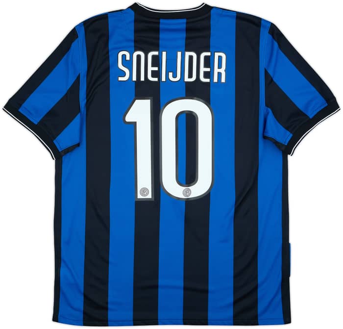 2009-10 Inter Milan Home Shirt Sneijder #10 (L)