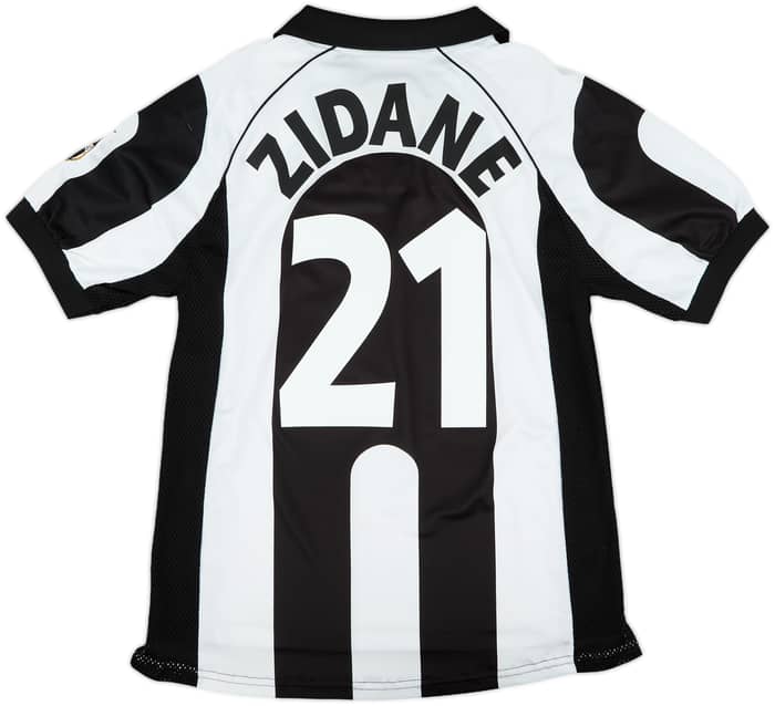 1997-98 Juventus Centenary Home Shirt Zidane #21 - 7/10 - (M)