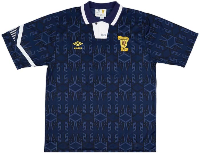 1991-94 Scotland Home Shirt #3 - 8/10 - (L)