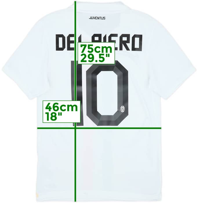 2010-12 Juventus Away Shirt Del Piero #10 - 7/10 - (S)