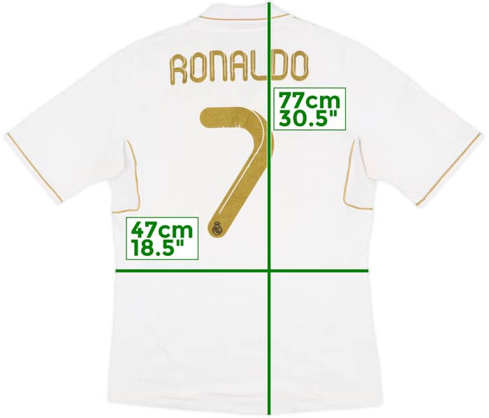 2011-12 Real Madrid Home Shirt Ronaldo #7 - 5/10 - (M)
