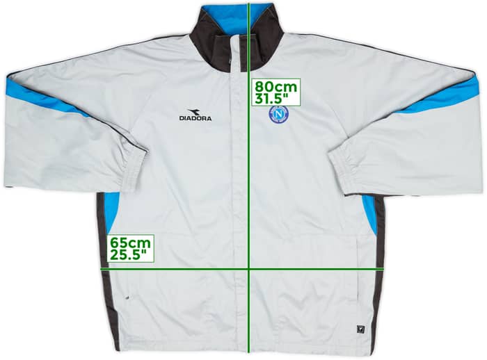 2002-03 Napoli Diadora Track Jacket - 8/10 - (XL)