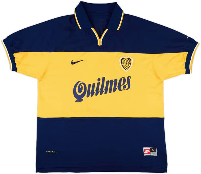 1998-00 Boca Juniors Home Shirt - 8/10 - (L)