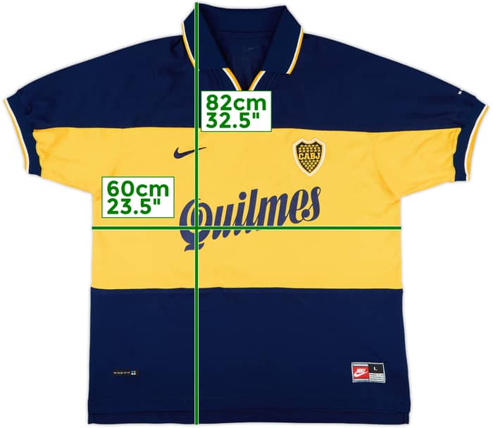 1998-00 Boca Juniors Home Shirt - 8/10 - (L)