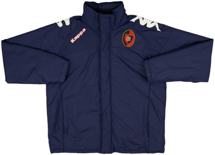 2013-14 Cagliari Kappa Padded Bench Coat - 8/10 - (M)