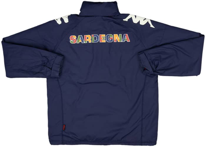 2013-14 Cagliari Kappa Padded Bench Coat - 8/10 - (M)