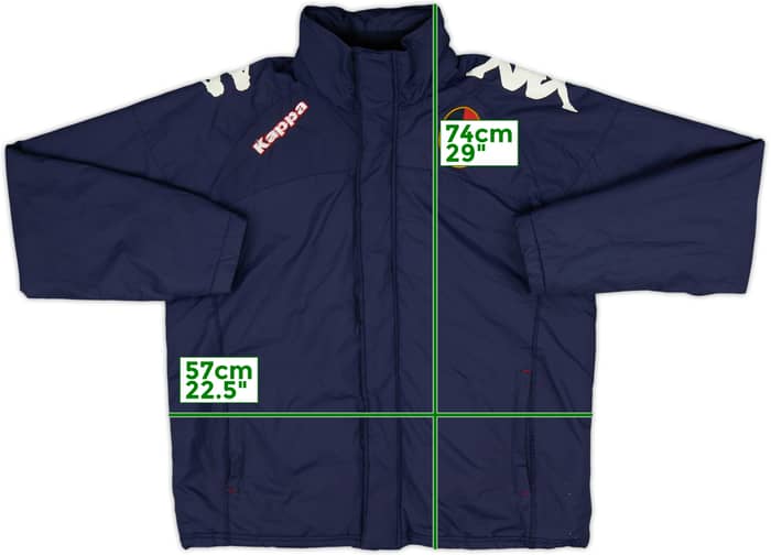 2013-14 Cagliari Kappa Padded Bench Coat - 8/10 - (M)