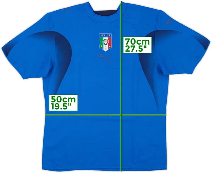 2006 Italy Home Shirt - 4/10 - (M)