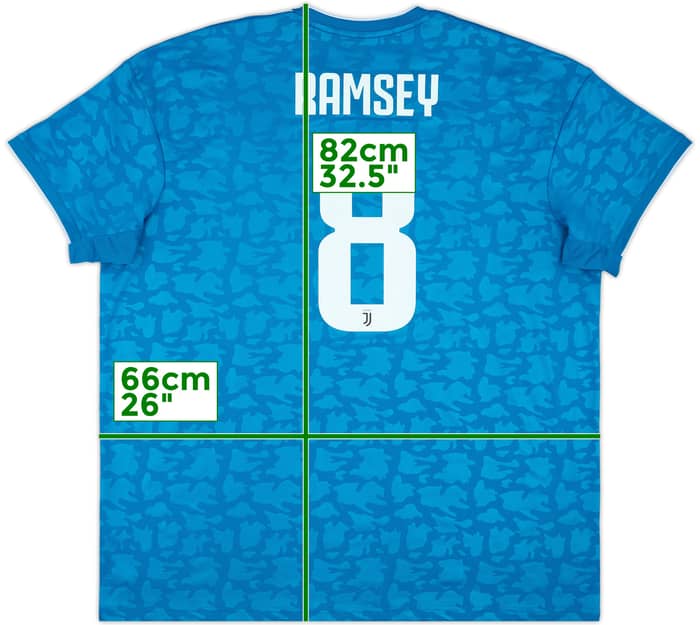 2019-20 Juventus Third Shirt Ramsey #8 - 9/10 - (XXL)