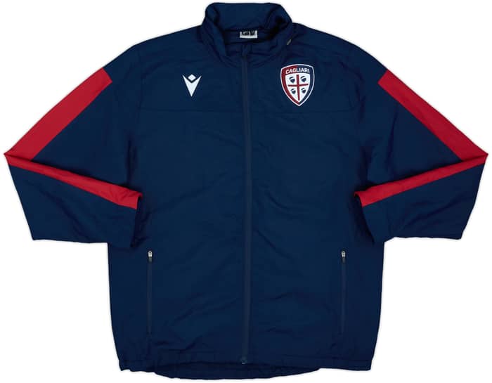 2019-20 Cagliari Macron Padded Bench Coat - 8/10 - (L)