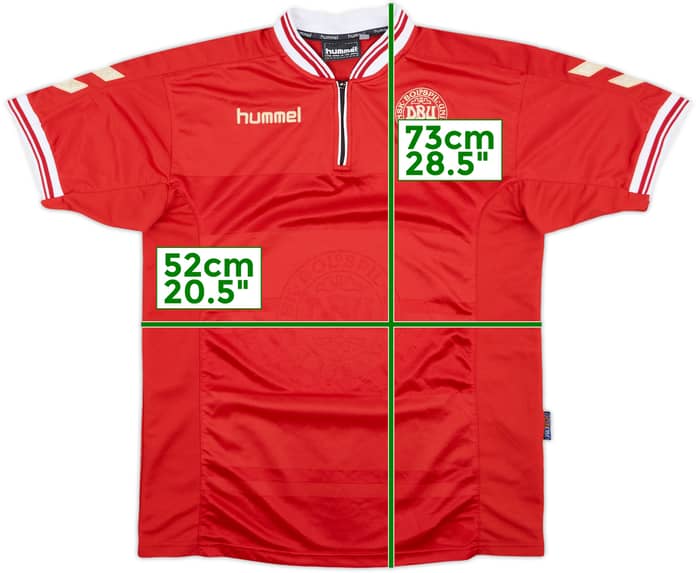 2000-02 Denmark Home Shirt - 7/10 - (XL)