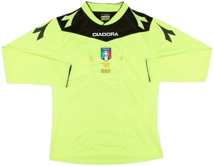 2014-15 Italy Diadora Referee L/S Shirt - 9/10 - (M)