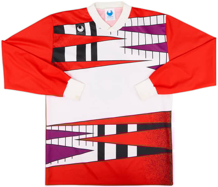 1990s Uhlsport Template L/S Shirt (Kaiserslautern) #6 - 9/10 - (L)