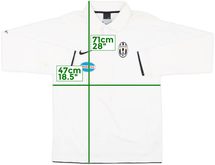2005-06 Juventus Nike Polo L/S Shirt - 7/10 - (M)