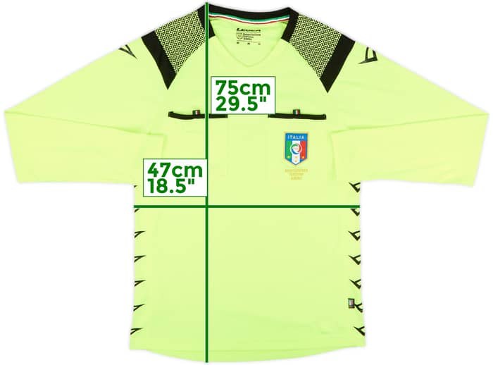 2019-20 Italy Legea Referee L/S Shirt - 9/10 - (M)