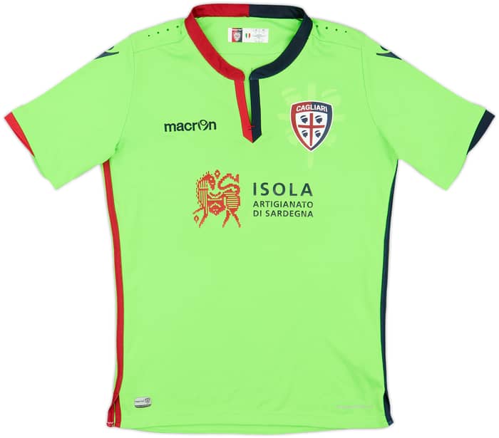 2016-17 Cagliari Third Shirt - 9/10 - (L.Boys)