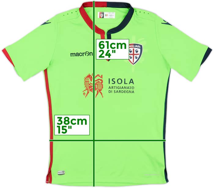 2016-17 Cagliari Third Shirt - 9/10 - (L.Boys)