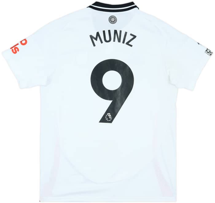 2024-25 Fulham Match Issue Home Shirt Muniz #9