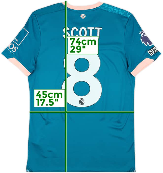 2024-25 Bournemouth Match Issue Third Shirt Scott #8