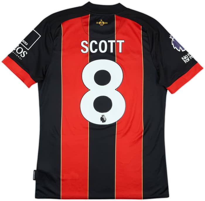 2024-25 Bournemouth Match Issue Home Shirt Scott #8