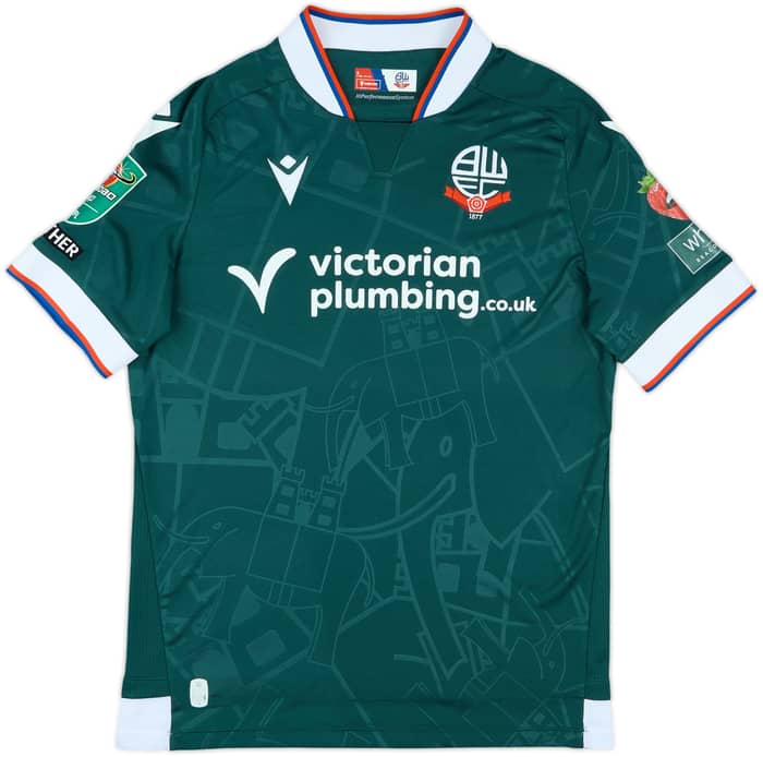 2024-25 Bolton Match Issue Carabao Cup Away Shirt Sheehan #8