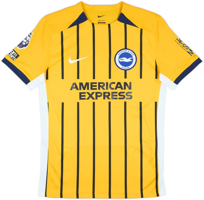 2024-25 Brighton Match Issue Away Shirt Minteh #17