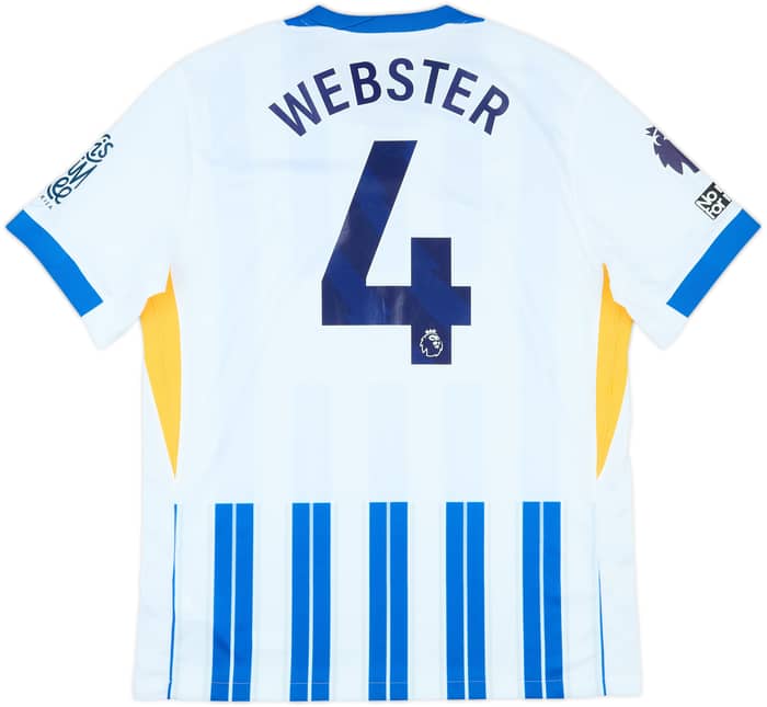 2024-25 Brighton Match Issue Home Shirt Webster #4