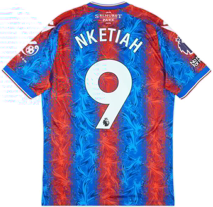 2024-25 Crystal Palace Match Issue Home Shirt Nketiah #9