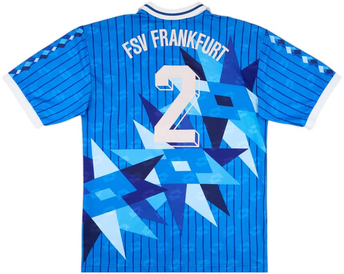 1996-97 FSV Frankfurt Match Issue Home Shirt #2