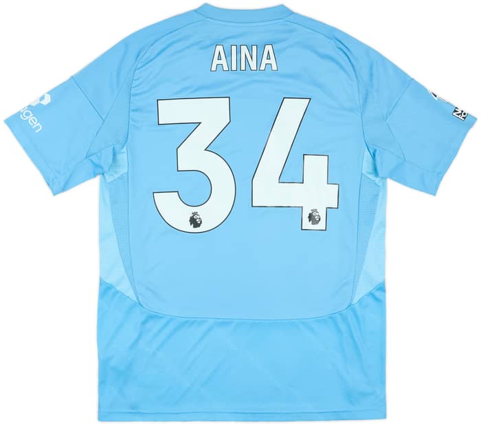 2024-25 Nottingham Forest Match Issue Third Shirt Aina #34