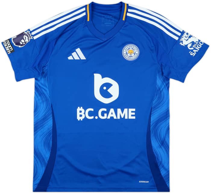2024-25 Leicester Match Issue Home Shirt Faes #3