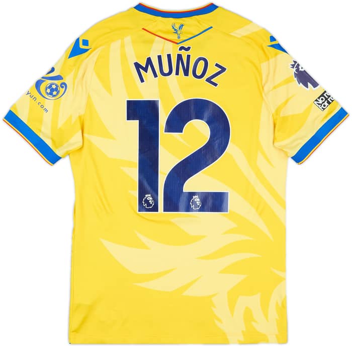 2024-25 Crystal Palace Match Issue Away Shirt Munoz #12