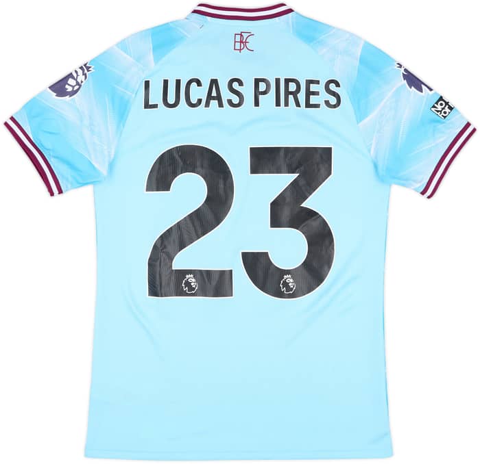 2025-26 Burnley Match Issue Away Shirt Lucas Pires #23