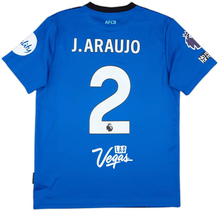 2025-26 Bournemouth Match Issue Away Shirt J.Araujo #2