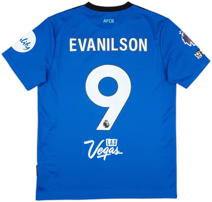 2025-26 Bournemouth Match Issue Away Shirt Evanilson #9