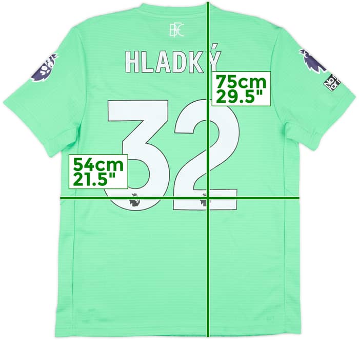 2025-26 Burnley Match Issue GK Shirt Hladky #32