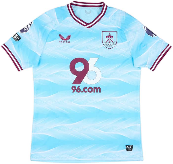 2025-26 Burnley Match Issue Away Shirt Bruun Larsen #7