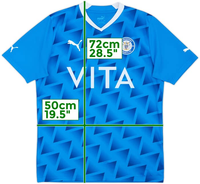 2021-22 Stockport County Home Shirt - 9/10 - (M)